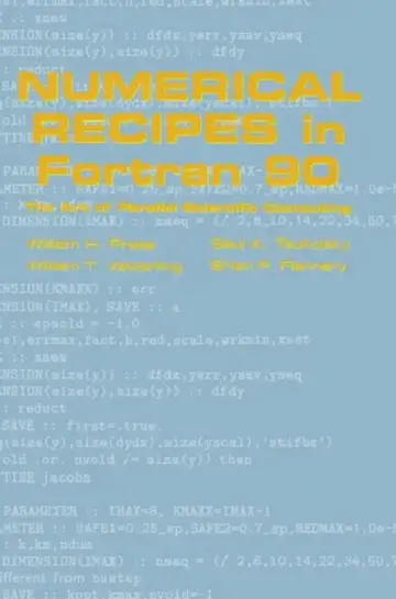 Cover of Numerical Recipes in FORTRAN 90