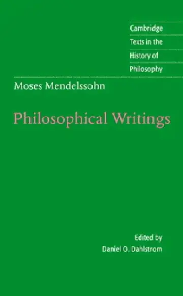 Cover of Moses Mendelssohn