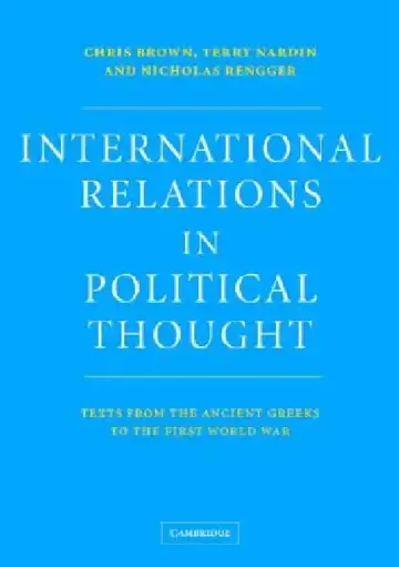 Cover of International Relations in Political Thought