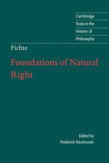 Cover of Foundations of Natural Right