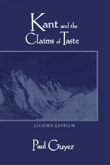 Cover of Kant and the Claims of Taste