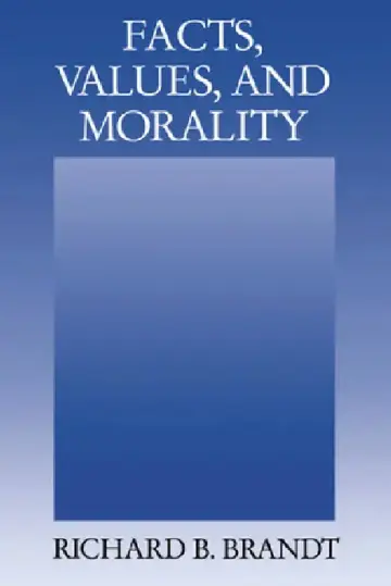 Cover of Facts, Values, and Morality