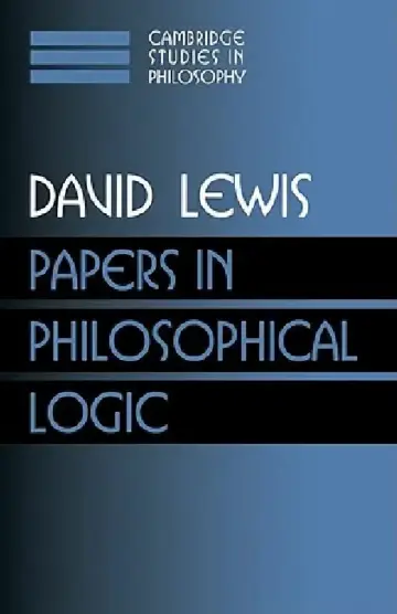 Cover of Papers in Philosophical Logic