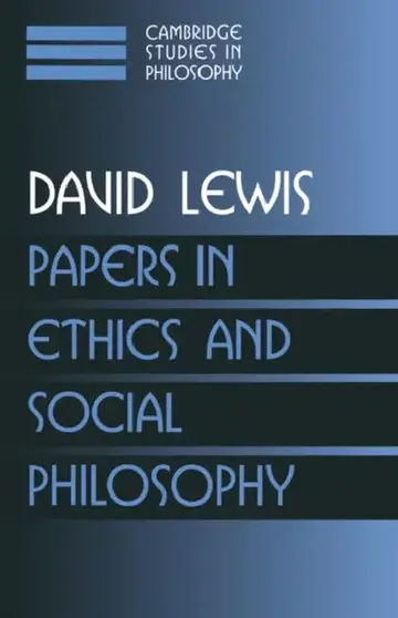 Cover of Papers in Ethics and Social Philosophy
