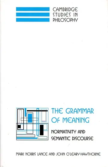 Cover of The Grammar of Meaning