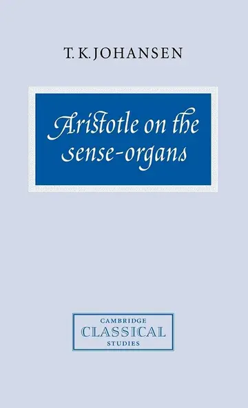 Cover of Aristotle on the Sense-Organs