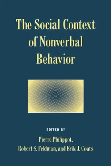 Cover of The Social Context of Nonverbal Behavior
