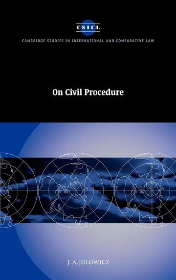 Cover of On Civil Procedure