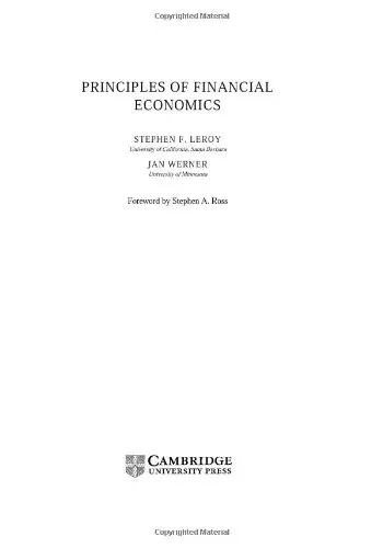 Cover of Principles of Financial Economics