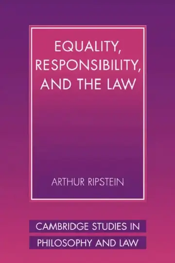 Cover of Equality, Responsibility, and the Law