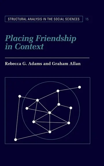 Cover of Placing Friendship in Context