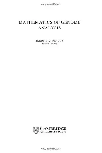 Cover of Mathematics of Genome Analysis