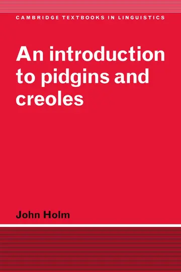 Cover of An Introduction to Pidgins and Creoles (pb 2000)
