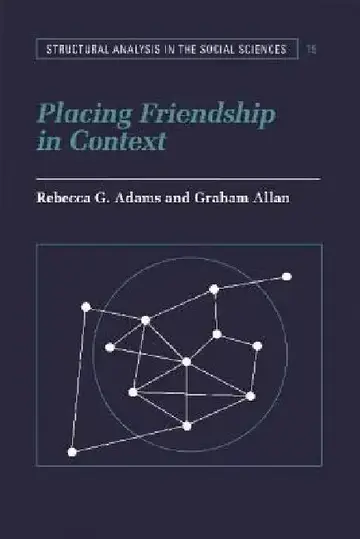 Cover of Placing Friendship in Context