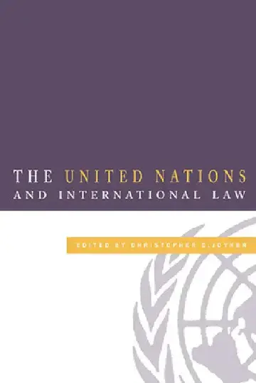 Cover of The United Nations and International Law