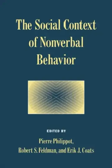 Cover of The Social Context of Nonverbal Behavior
