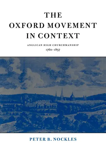 Cover of The Oxford Movement in Context
