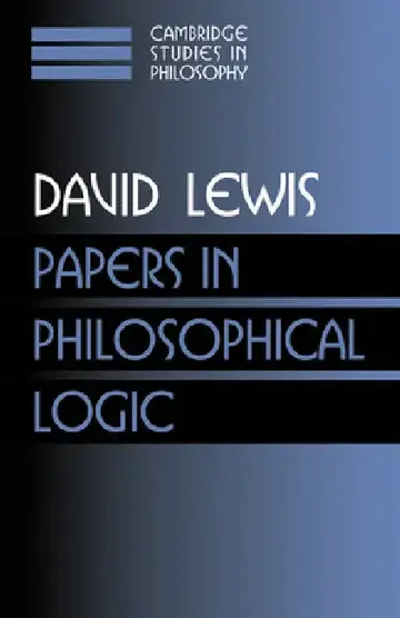 Cover of Papers in Philosophical Logic