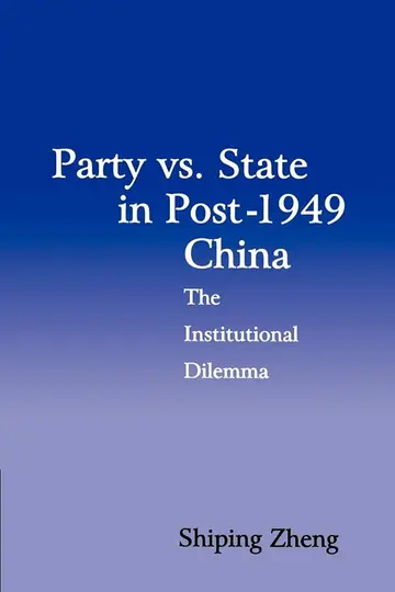 Cover of Party vs. State in Post-1949 China