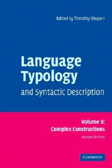 Cover of Language Typology and Syntactic Description