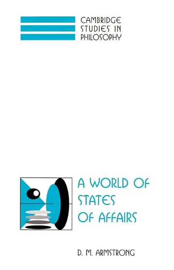 Cover of A World of States of Affairs