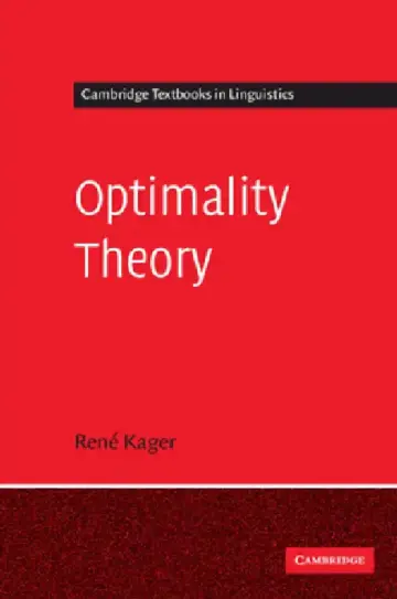 Cover of Optimality Theory