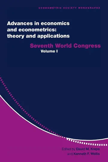 Cover of Advances in Economics and Econometrics