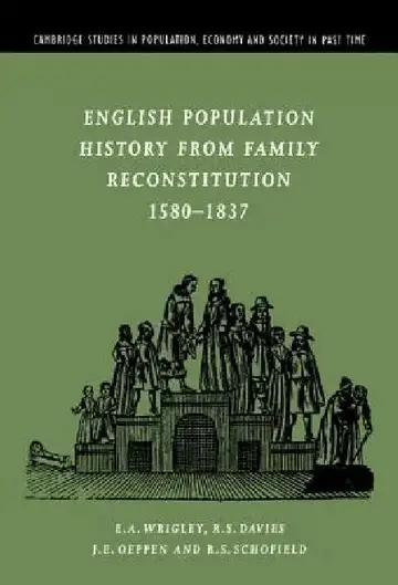 Cover of English Population History from Family Reconstitution 1580-1837