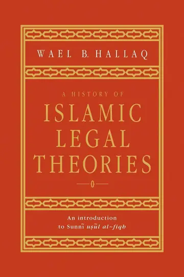 Cover of A History of Islamic Legal Theories