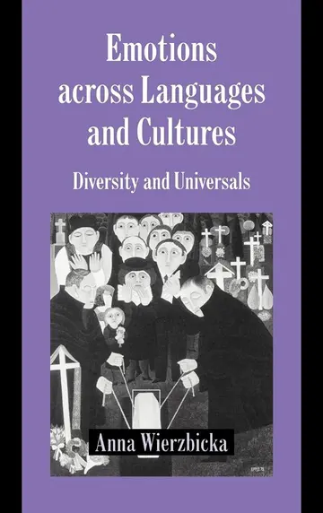 Cover of Emotions across Languages and Cultures