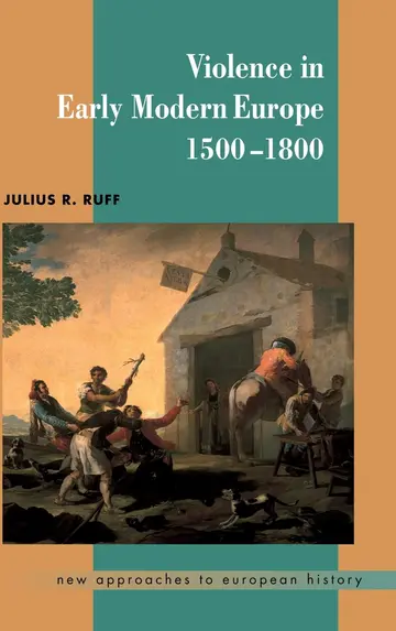 Cover of Violence in Early Modern Europe 1500–1800