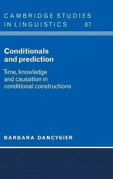 Cover of Conditionals and Prediction