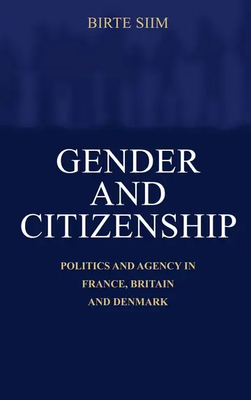 Cover of Gender and Citizenship