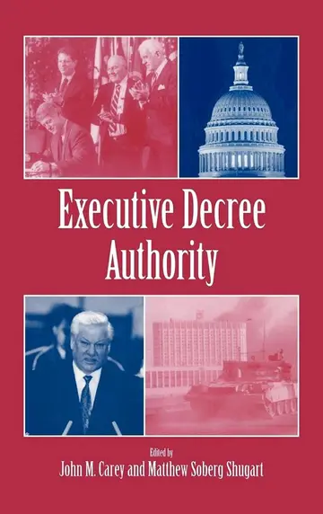 Cover of Executive Decree Authority