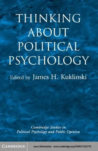 Cover of Thinking about Political Psychology