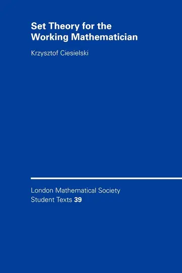 Cover of Set Theory for the Working Mathematician