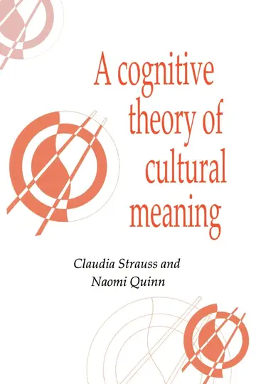 Cover of A Cognitive Theory of Cultural Meaning