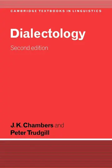 Cover of Dialectology