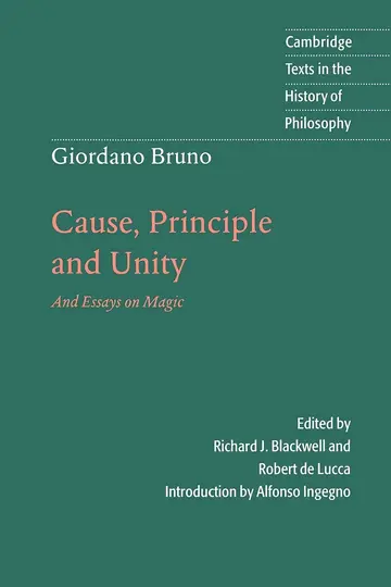 Cover of Giordano Bruno