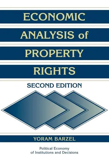 Cover of Economic Analysis of Property Rights