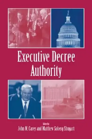 Cover of Executive Decree Authority