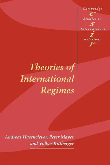 Cover of Theories of International Regimes