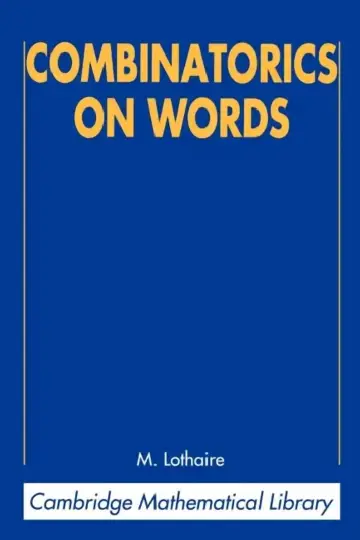 Cover of Combinatorics on Words