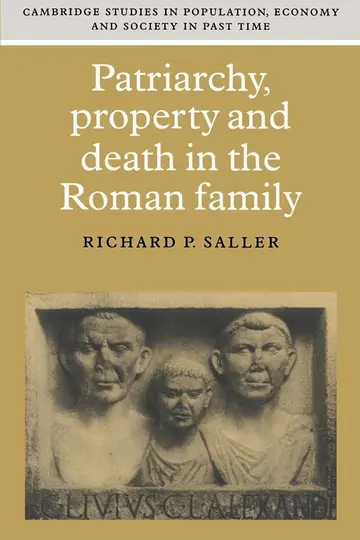 Cover of Patriarchy, Property and Death in the Roman Family