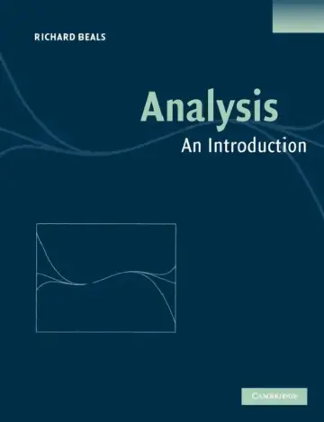 Cover of Analysis