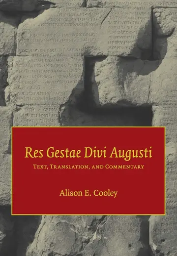 Cover of Res Gestae Divi Augusti
