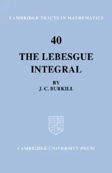 Cover of The Lebesgue Integral
