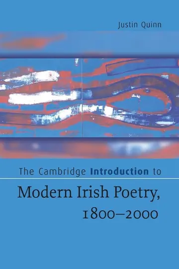 Cover of The Cambridge Introduction to Modern Irish Poetry, 1800-2000