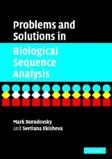 Cover of Prob Sol Biological Sequence Anly