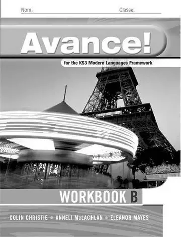 Cover of Advance for the KS3 Modern Language Framwork Workbook